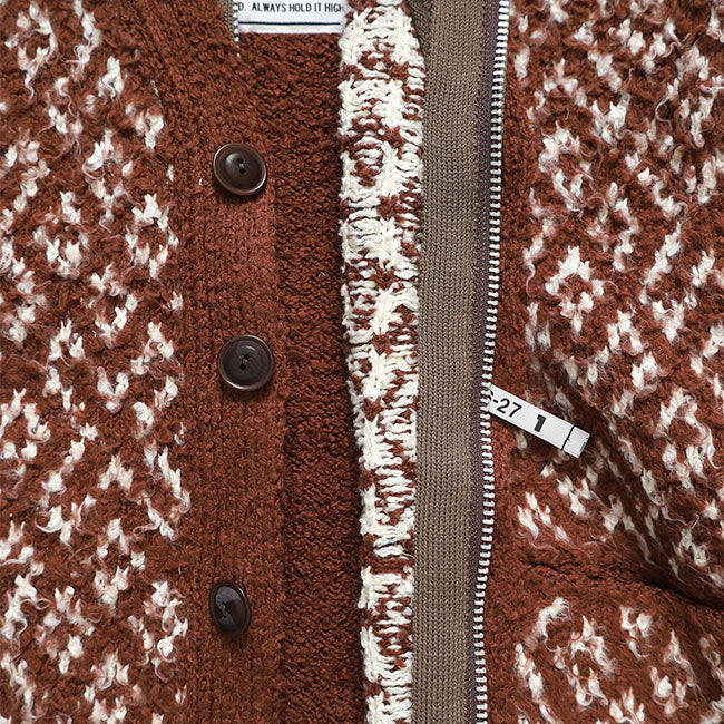 Maison MIHARA YASUHIRO Layered Knit Cardigan A17CD501