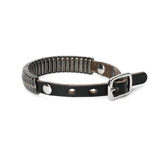 Our Legacy アワーレガシー SPINE BRACELET クロムエクセル レザー