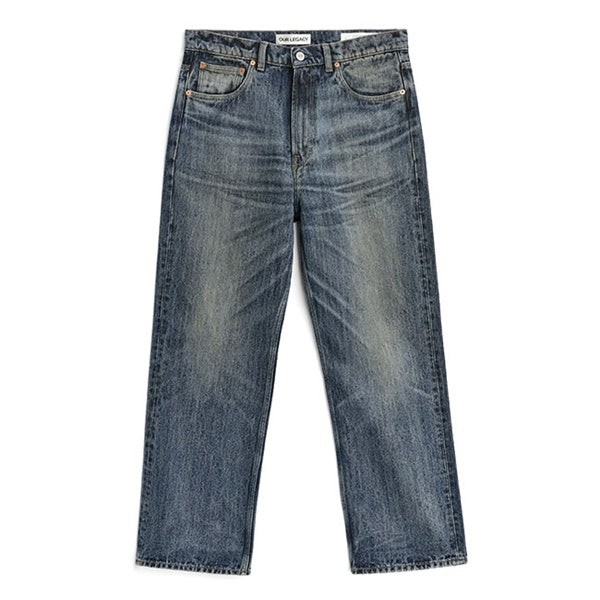 アワーレガシー OUR LEGACY  M2265TR THIRD CUT ウォッシュ加工ワイドストレートデニムパンツ メンズ 30インチ Our Legacy アワーレガシー THIRD CUT サードカット ウォッシュ加工