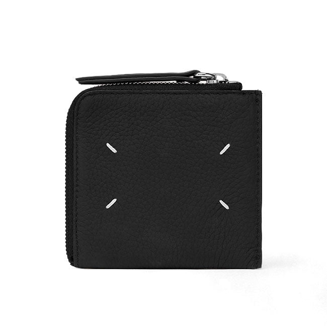 美品☆Maison Margiela ジップアラウンド ミニウォレット Maison Margiela メゾンマルジェラ レザー ジップアラウンド ミニ