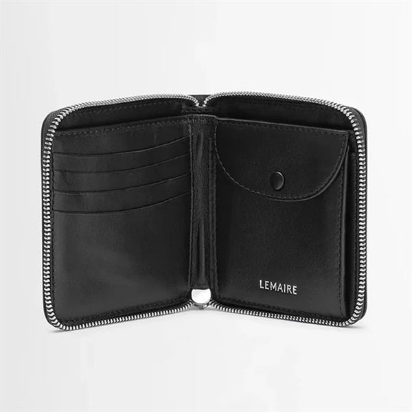 LEMAIRE ルメール パティーナ 二つ折り ジップ レザーウォレット SL0039 LL0132 **