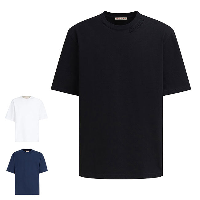 MARNI マルニ オーガニックコットン オーバーサイズ ロゴTシャツ