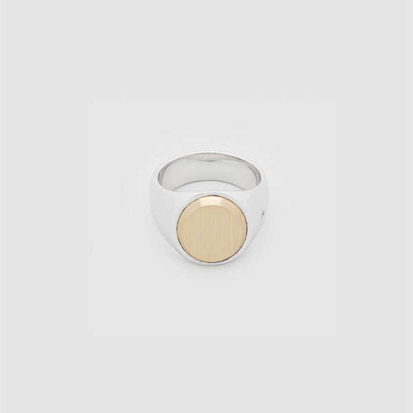 TOM WOOD Oval Gold Top Ring トムウッドオーバルリング TOMWOOD トムウッド Oval Gold Top オーバル ゴールドトップ リング