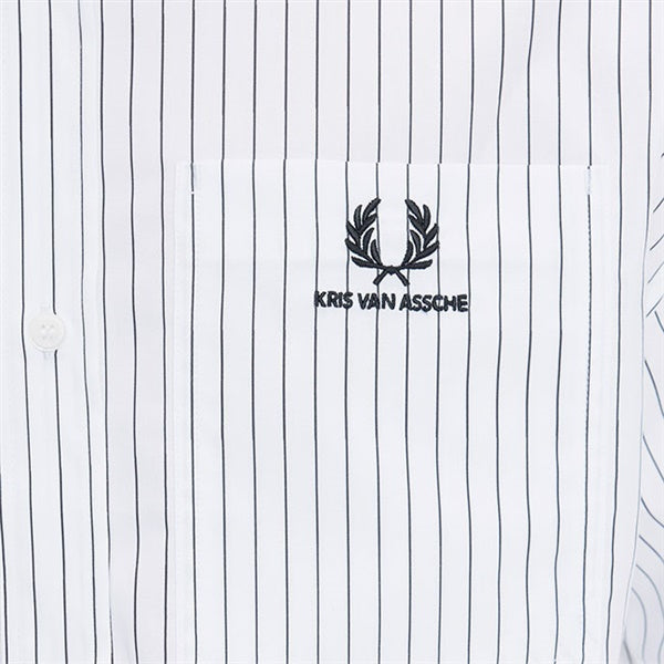 FRED PERRY x KRIS VAN ASSCHE フレッドペリー クリスヴァンアッシュ ピンストライプ シャツ SM2111