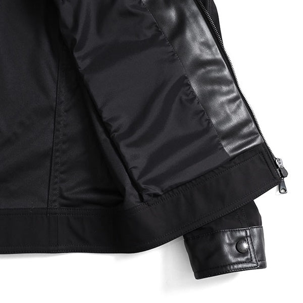 EMMETI エンメティ JURI HOODIE TECH ユリ フーディ テック フード付き レザージャケット