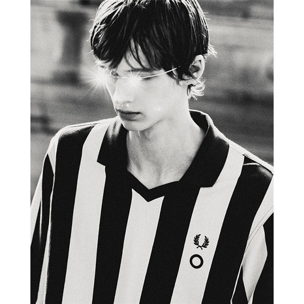 FRED PERRY X CRAIG GREEN フレッドペリー クレイググリーン ストライプ ロングポロシャツ SM1142