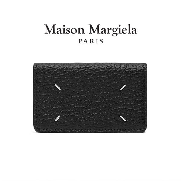 Maison Margiela メゾンマルジェラ グレイニーレザー カードケース