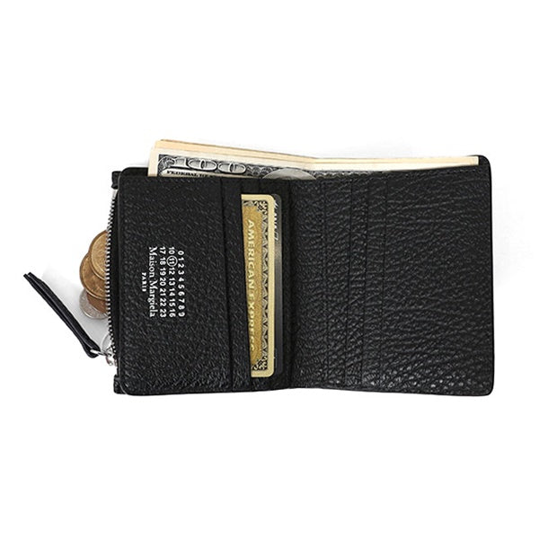 Maison Margiela メゾンマルジェラ グレイニーレザー フリップフラップ ウォレット SA1UI0023 P4455