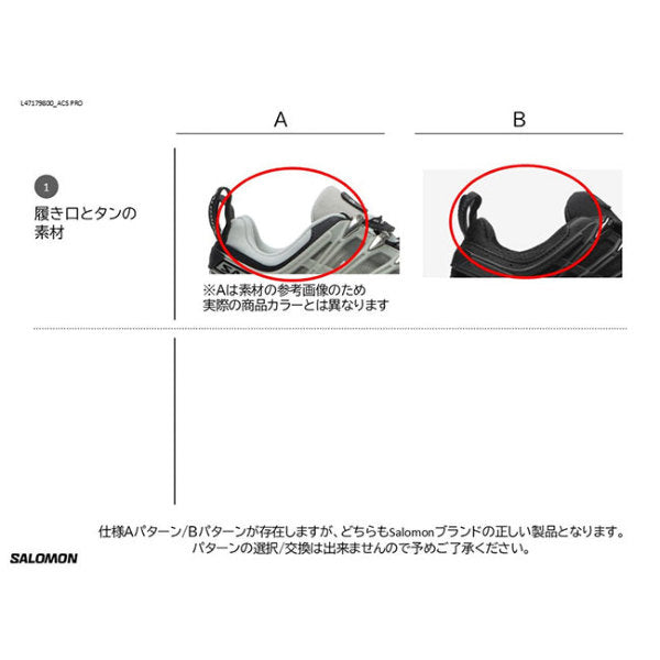 SALOMON SNEAKERS サロモンスニーカーズ ACS PRO プロ パフォーマンス スニーカー L47179800