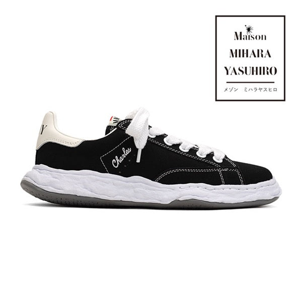 Maison MIHARA YASUHIRO メゾンミハラヤスヒロ A12FW703 CHARLES チャールズ キャンバス ローカット スニーカー 41 Maison MIHARA YASUHIRO メゾンミハラヤスヒロ CHARLES チャールズ