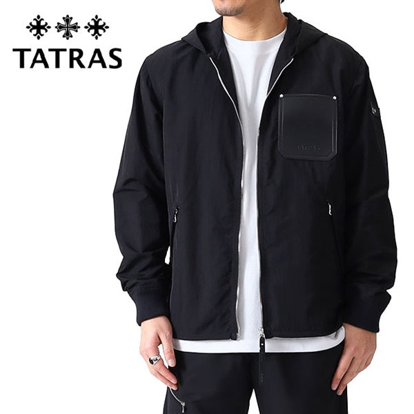 TATRAS タトラス OFTUS オフタス フード付き ナイロンジャケット 黒