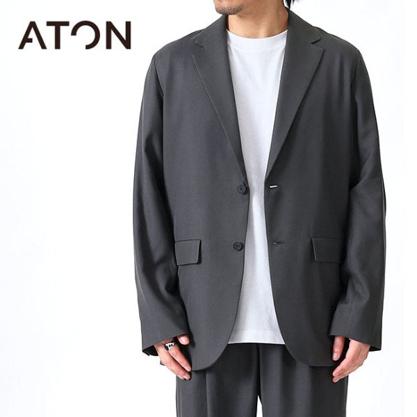 ATON エイトン シルク テーラードジャケット JKAGGM0802 – Add.