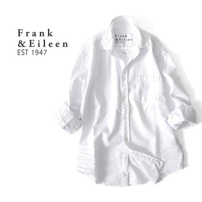 Frank&Eileen フランク&アイリーン LUKE WCD ルーク ストーンウォッシュド ホワイト デニムシャツ 9920700034