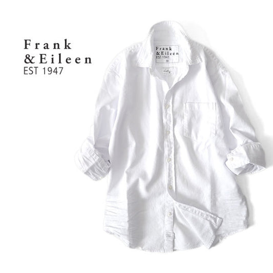 Frank&Eileen フランク&アイリーン LUKE WCD ルーク ストーンウォッシュド ホワイト デニムシャツ 9920700034