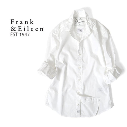 Frank&Eileen フランク&アイリーン FINBAR WHPU フィンバー ポプリン プレーンシャツ 9920700013