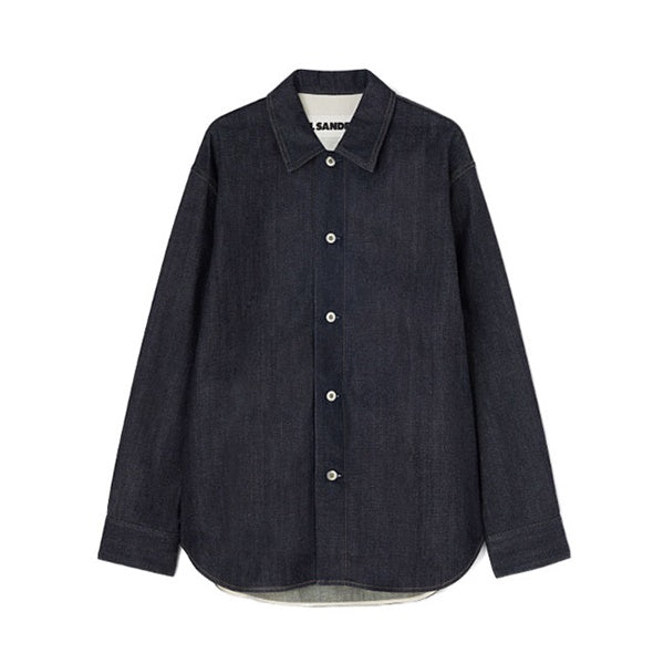 JIL SANDER WARDROBE ジルサンダー ワードローブ オーバーサイズ インディゴ デニムシャツ J23DL0101 J45041