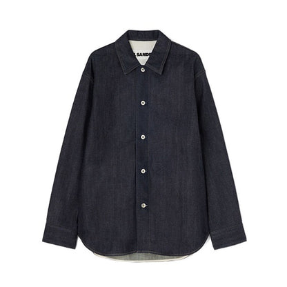 JIL SANDER WARDROBE ジルサンダー ワードローブ オーバーサイズ インディゴ デニムシャツ J23DL0101 J45041