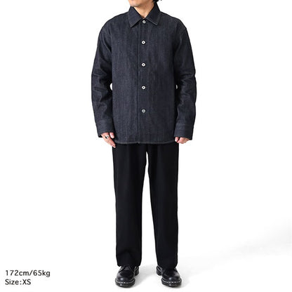 JIL SANDER WARDROBE ジルサンダー ワードローブ オーバーサイズ インディゴ デニムシャツ J23DL0101 J45041