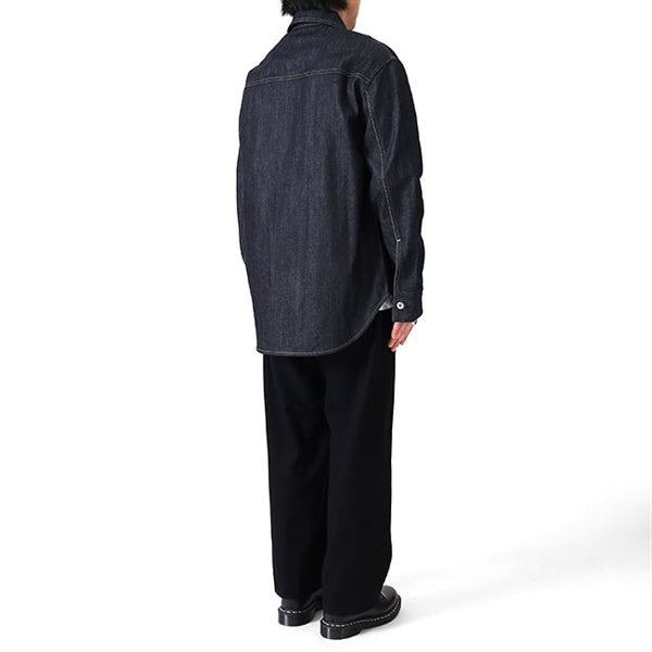 JIL SANDER WARDROBE ジルサンダー ワードローブ オーバーサイズ インディゴ デニムシャツ J23DL0101 J45041