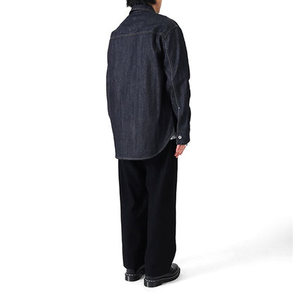 JIL SANDER WARDROBE ジルサンダー ワードローブ オーバーサイズ インディゴ デニムシャツ J23DL0101 J45041