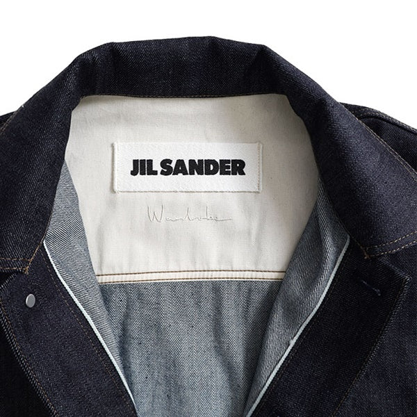 JIL SANDER WARDROBE ジルサンダー ワードローブ オーバーサイズ インディゴ デニムシャツ J23DL0101 J45041