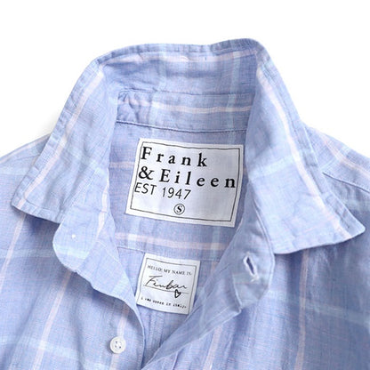 Frank&Eileen フランク&アイリーン FINBAR HBPL フィンバー チェック リネンシャツ 4120700012