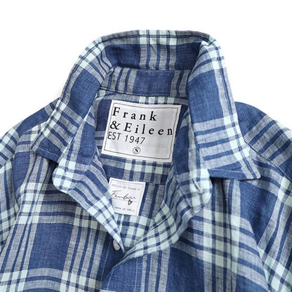 Frank&Eileen フランク&アイリーン FINBAR NSFL フィンバー チェック リネンシャツ 4120700014
