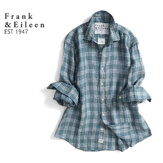 Frank&Eileen フランク&アイリーン FINBAR GRNP フィンバー チェック ネルシャツ 4020700057
