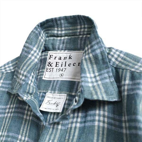 Frank&Eileen フランク&アイリーン FINBAR GRNP フィンバー チェック ネルシャツ 4020700057