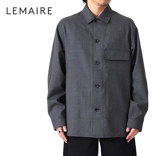 LEMAIRE ルメール ライト テーラード トロピカルウールシャツ OV1012 LF1386