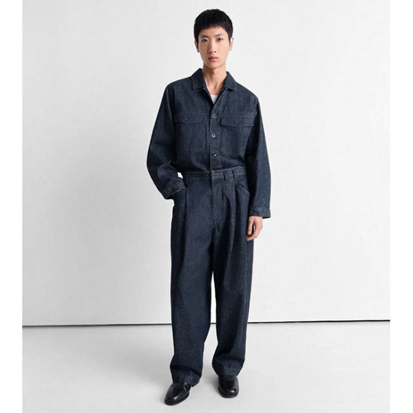 LEMAIRE ルメール プリーツ ワークウェア デニムパンツ PA1201 LD068