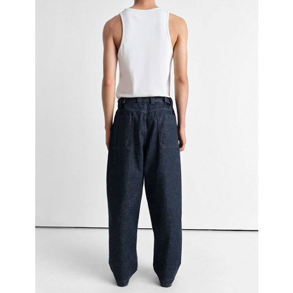 LEMAIRE ルメール デニムパンツ LEMAIRE ルメール プリーツ ワークウェア デニムパンツ PA1201 LD068