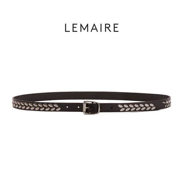 LEMAIRE ルメール アーモンドスタッズ レザーベルト AC1212 LL0055