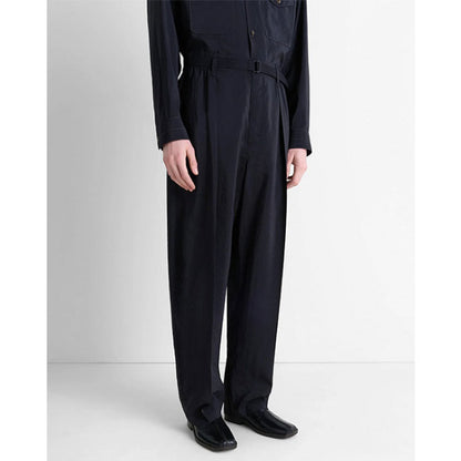 LEMAIRE ルメール フラット パイプド スリッパー レザーシューズ FO0007 LL0023