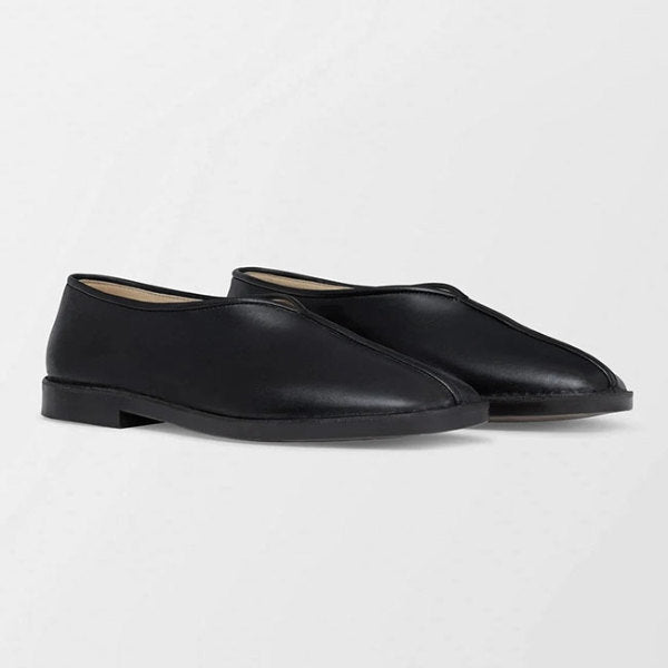 LEMAIRE ルメール フラット パイプド スリッパー レザーシューズ FO0007 LL0023