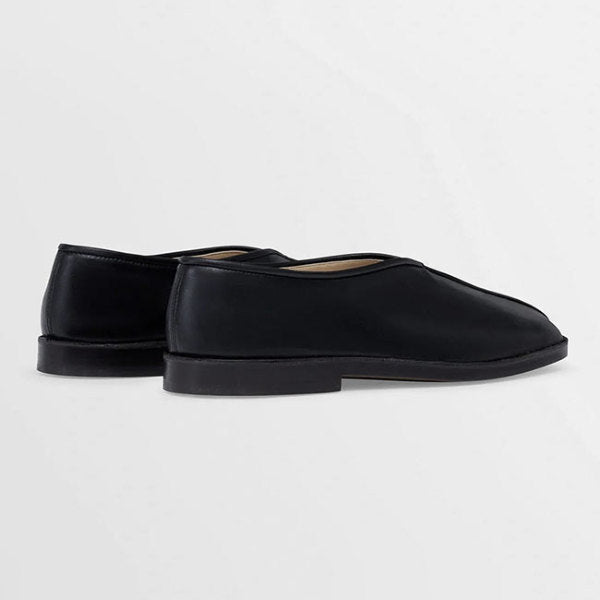 LEMAIRE ルメール フラット パイプド スリッパー レザーシューズ FO0007 LL0023