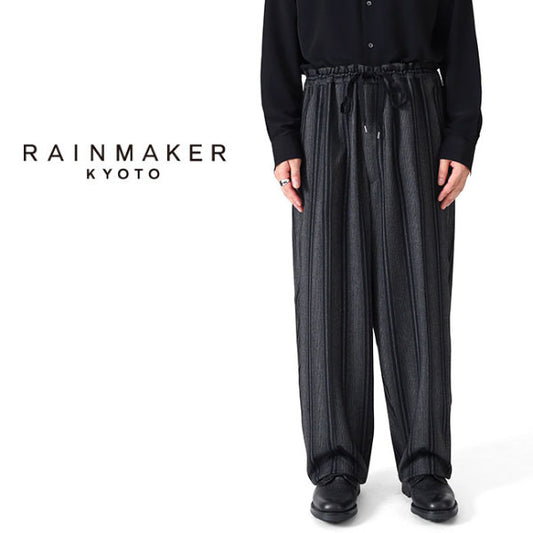 [SALE] RAINMAKER レインメーカー フレンチツイル ストライプ ドウギパンツ RM242-029