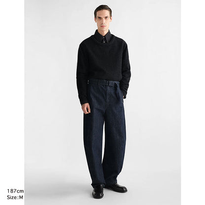 LEMAIRE TWISTED BELTED PANTS PA326 LD1056