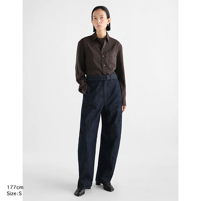 LEMAIRE TWISTED BELTED PANTS PA326 LD1056