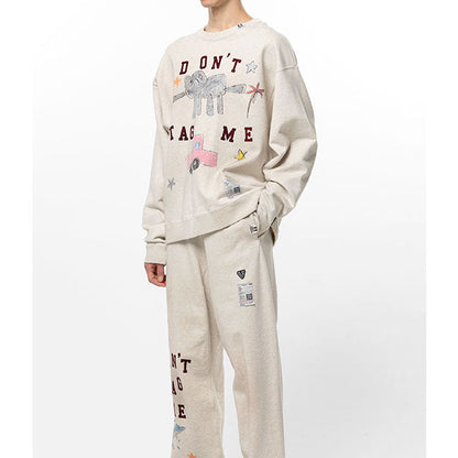 Maison MIHARA YASUHIRO Kids Doodle Printed Sweatshirt J17PO763