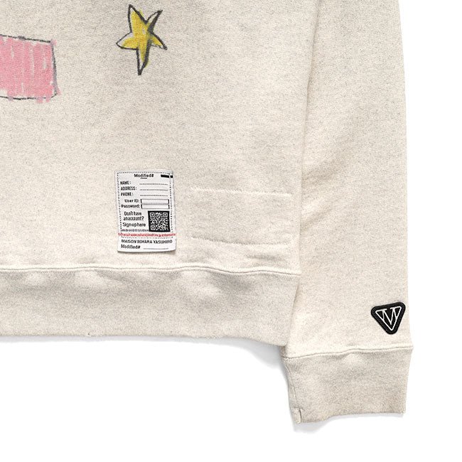 Maison MIHARA YASUHIRO Kids Doodle Printed Sweatshirt J17PO763