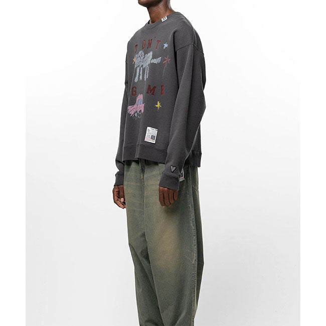 Maison MIHARA YASUHIRO Kids Doodle Printed Sweatshirt J17PO763