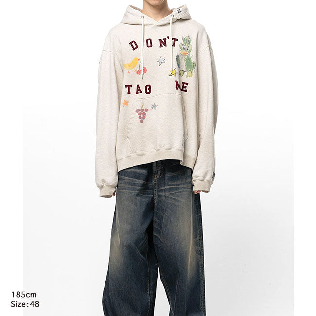 Maison MIHARA YASUHIRO Kids Doodle Printed Hoodie J17HD762