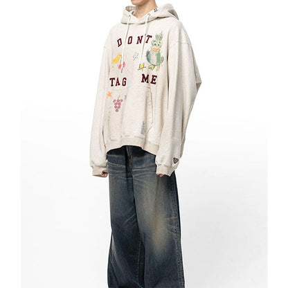 Maison MIHARA YASUHIRO Kids Doodle Printed Hoodie J17HD762
