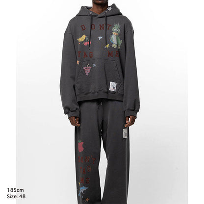 Maison MIHARA YASUHIRO Kids Doodle Printed Hoodie J17HD762