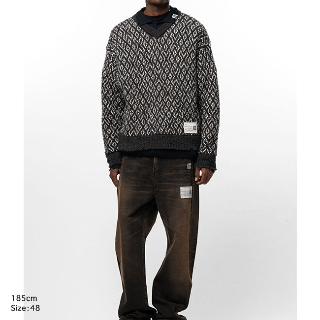 Maison MIHARA YASUHIRO Layered Knit Sweater A17SW502