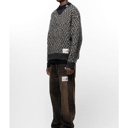 Maison MIHARA YASUHIRO Layered Knit Sweater A17SW502
