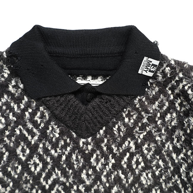 Maison MIHARA YASUHIRO Layered Knit Sweater A17SW502