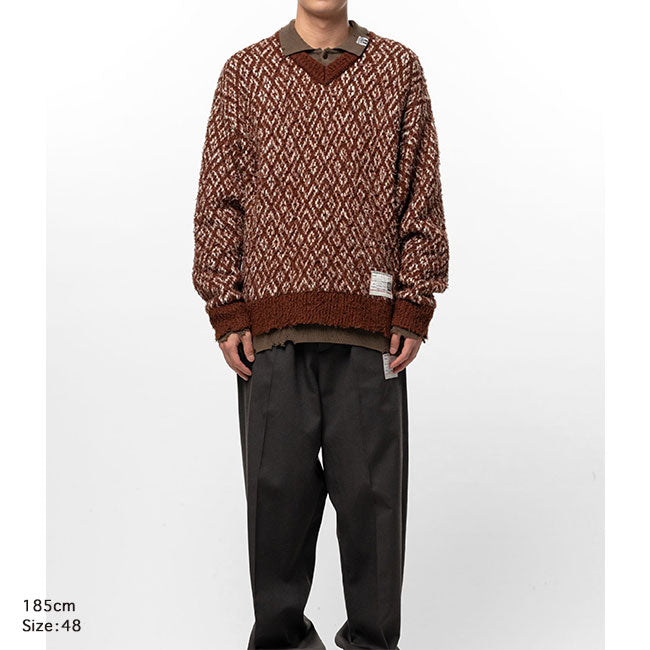 Maison MIHARA YASUHIRO Layered Knit Sweater A17SW502