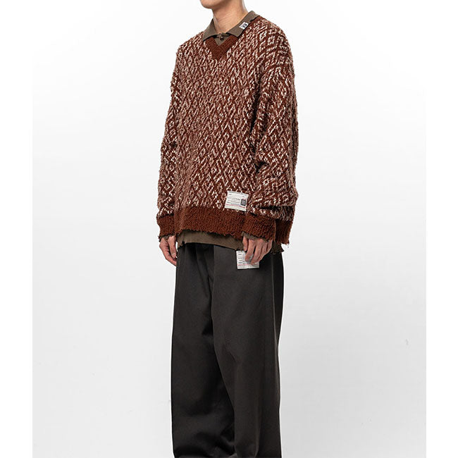 Maison MIHARA YASUHIRO Layered Knit Sweater A17SW502